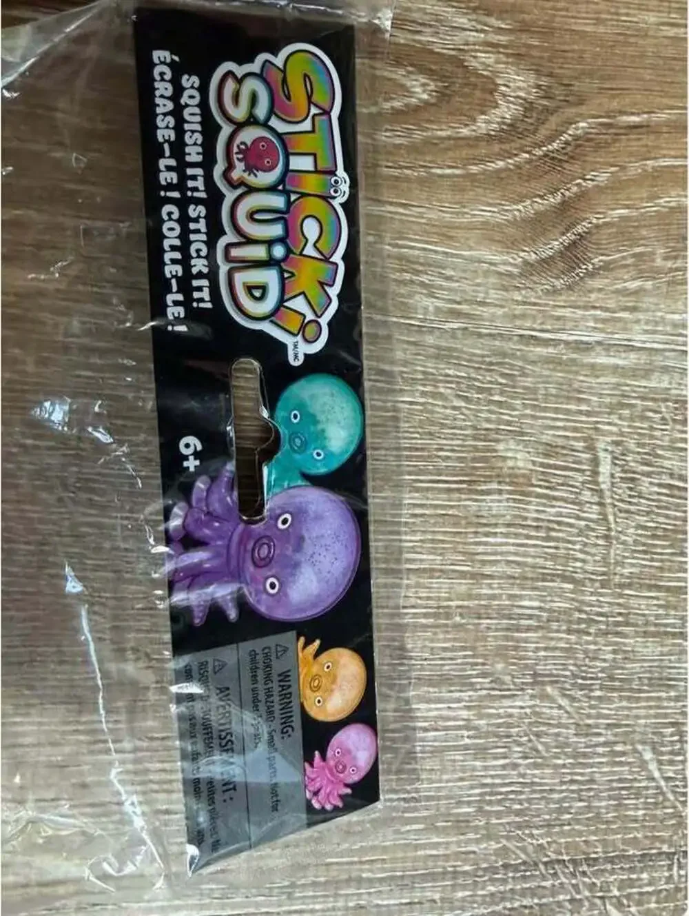 New orange sticki squid squishy